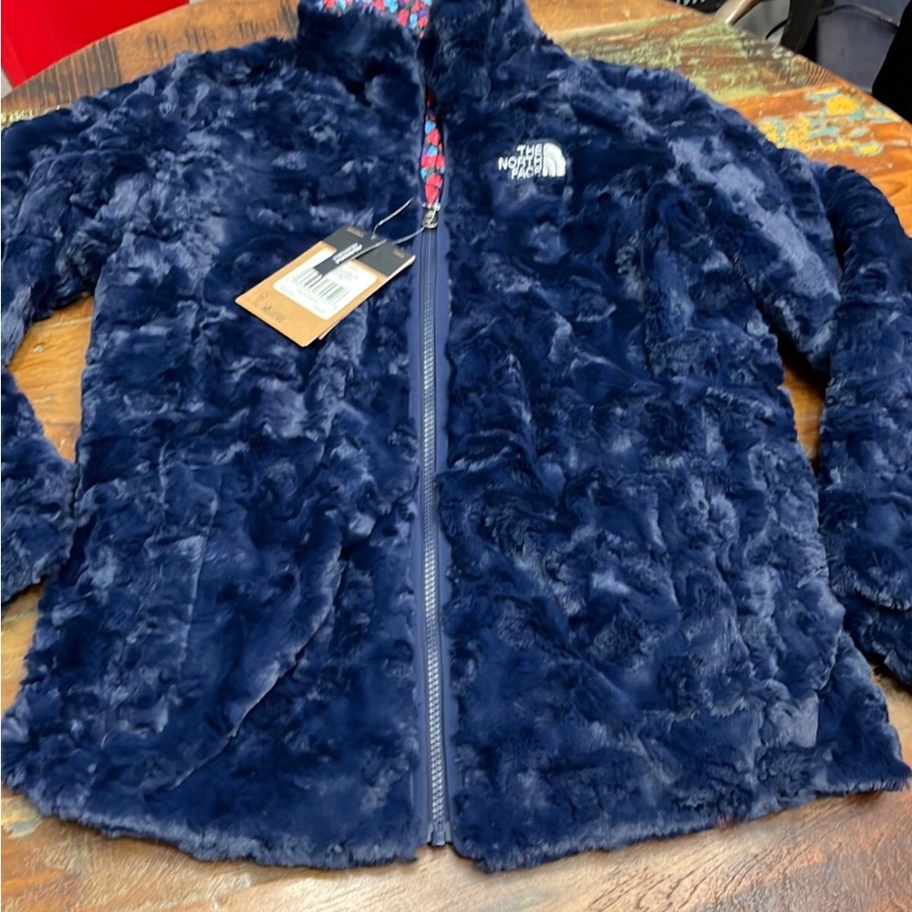 NWT North Face Youth Girls Reversible Jacket